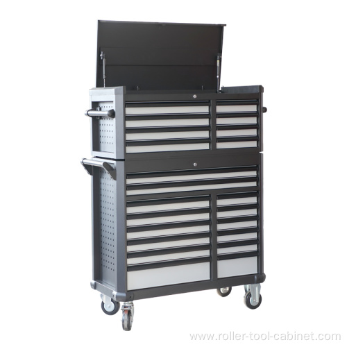 Heavy Duty Black & Grey 22 Drawer Mobile Cabinet for Workshops & Garages